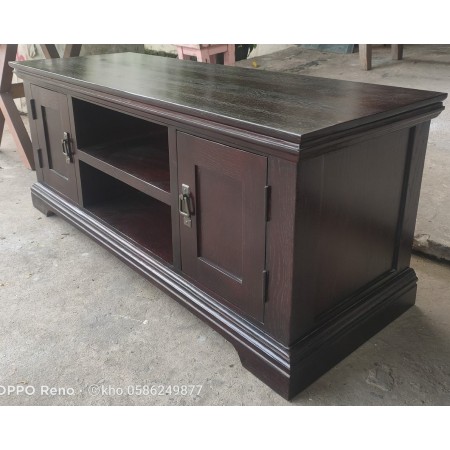 Victoria  - TV 1m2 : Kệ Ti Vi Gổ Sồi  2 Cánh Gỗ